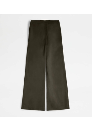 Tod's - Palazzo Trousers, GREEN, 38 - Trousers