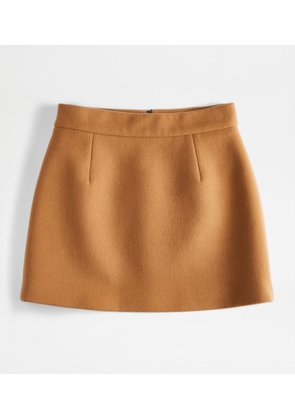 Tod's - Miniskirt, BROWN, 36 - Skirts