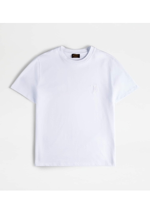 Tod's - Round Neck T-Shirt, WHITE, L - Shirts