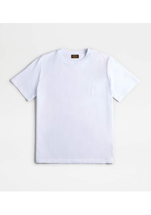 Tod's - T-shirt in Jersey, WHITE, L - Shirts