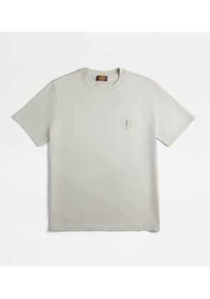 Tod's - T-shirt in Jersey, GREY, L - Shirts