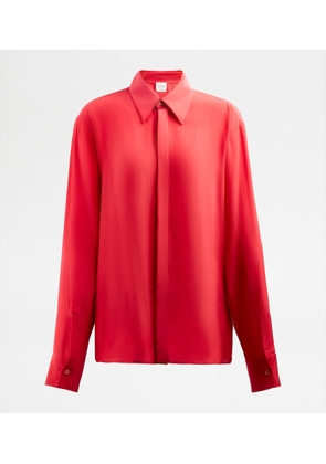 Tod's - Shirt in Silk, RED, 40 - Shirts