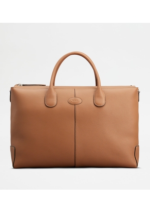 Tod's - Di Bag in Leather Large, BROWN,  - Bags