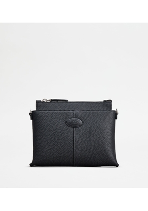Tod's - Di Bag Shoulder Bag in Leather Mini, BLACK,  - Bags