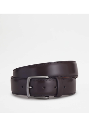 Tod's - Belt in Leather, BROWN, 100 - Belts