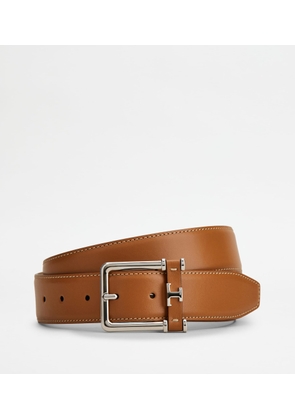 Tod's - Belt in Leather, BROWN, 105 - Belts