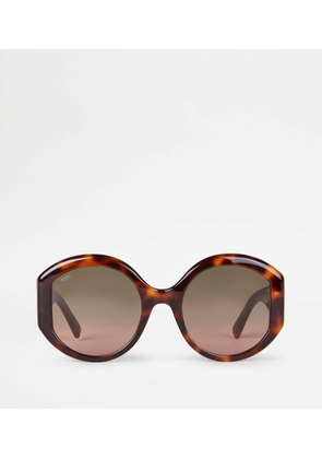 Tod's - Round Sunglasses, BROWN,  - Sunglasses