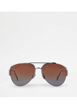 Tod's - Pilot Sunglasses, GREY,  - Sunglasses