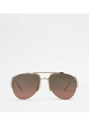 Tod's - Pilot Sunglasses, GOLD,  - Sunglasses
