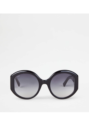 Tod's - Round Sunglasses, BLACK,  - Sunglasses