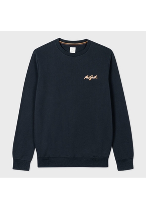 Paul Smith Mens Sweatshirt With Chest Embroidery