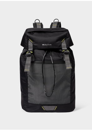 Ps Paul Smith Black Recycled Nylon Backpack