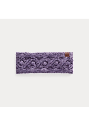 Cable-Knit Wool-Blend Headband