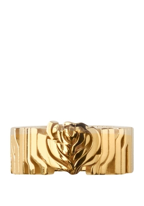 Burberry Gold-Plated Rose Ring