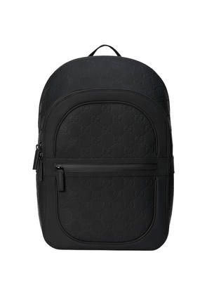 Gucci Leather Gg Backpack