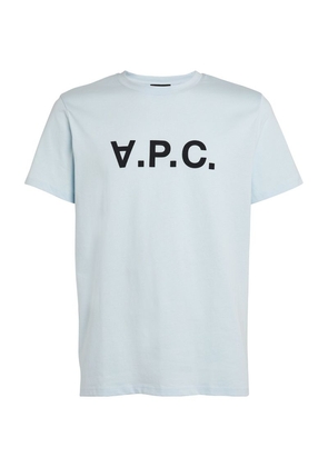 A. P.C. Upside-Down Logo T-Shirt