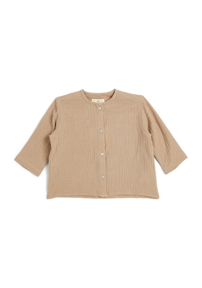 Konges Sløjd Cotton Olive Shirt (9 Months-4 Years)