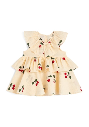 Konges Sløjd Cotton Cherry-Print Lunella Dress (9 Months-4 Years)