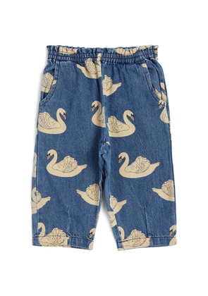 Konges Sløjd Swan-Print Magot Jeans