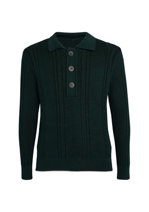 Jacquemus Cable-Knit Polo Sweater