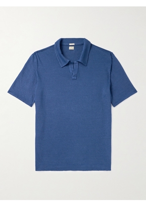 Massimo Alba - Aruba Linen Polo Shirt - Men - Blue - S