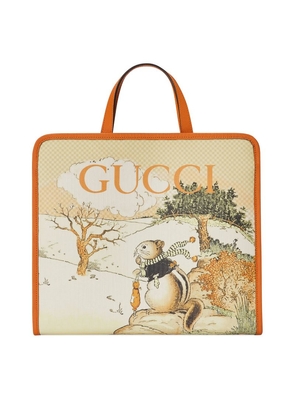 Gucci Kids Canvas Tote Bag