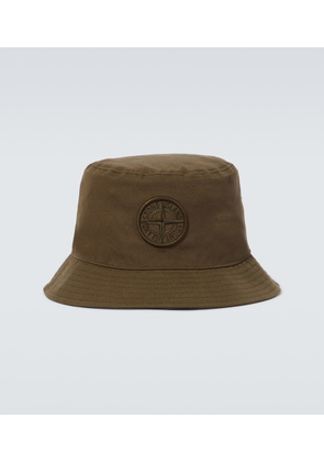 Stone Island Compass cotton bucket hat