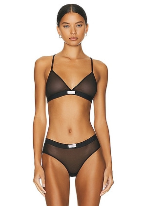 Alexander Wang Triangle Bra in Black - Black. Size XS (also in M, S).