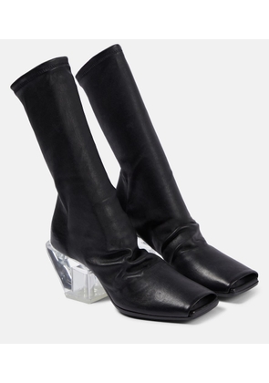Rick Owens Stretch leather ankle boots