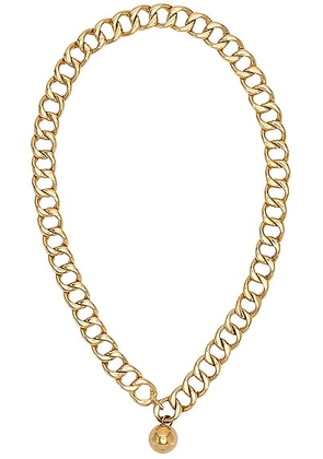 chanel Chanel Ball Chain Necklace in Gold - Metallic Gold. Size all.
