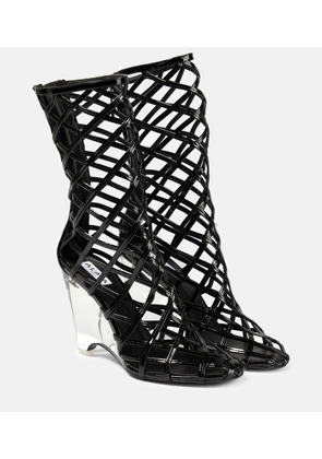Alaïa Leather wedge ankle boots