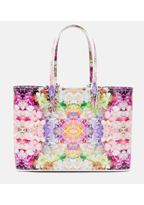 Christian Louboutin Cabata Small floral leather tote bag
