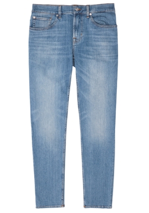 7 For All Mankind Slimmy Tapered Earthkind Jeans - Light Blue - W30