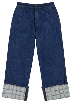 JW Anderson Turn-up Wide-leg Jeans - Blue - 48