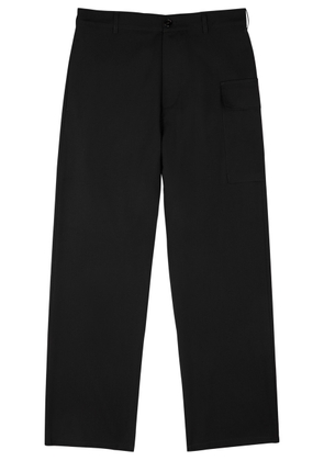 Marni Wool Cargo Trousers - Black - 46