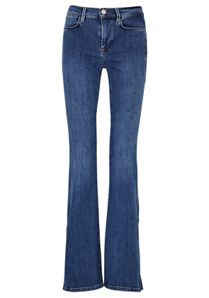 Frame Le High Flare Split-cuff Jeans - Blue - W24