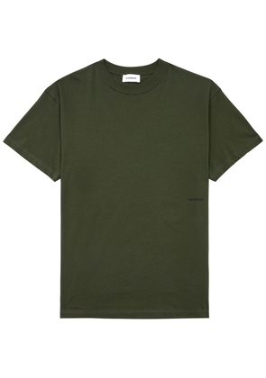 Soulland Ash Logo-print Cotton T-shirt - Green - S