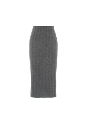 CASHMERE in LOVE Lenny Pencil Skirt in Ash Grey, Small
