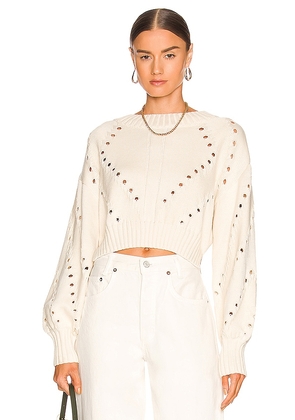 Cleobella Delaney Sweater in Cream. Size XL.