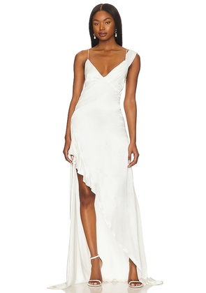 For Love & Lemons James Maxi Dress in White. Size L, M, XL, XS.