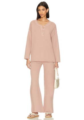 Free People Hailey Set in Pink. Size M, S.