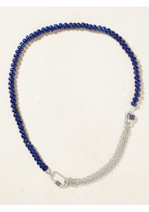 Marla Aaron - 18-karat White Gold, Sapphire And Lapis Lazuli Necklace - Multi - One size