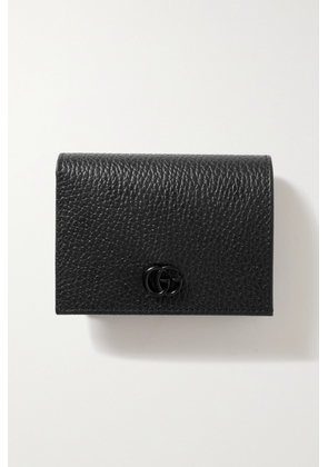 Gucci - Gg Marmont Textured-leather Wallet - Black - One size