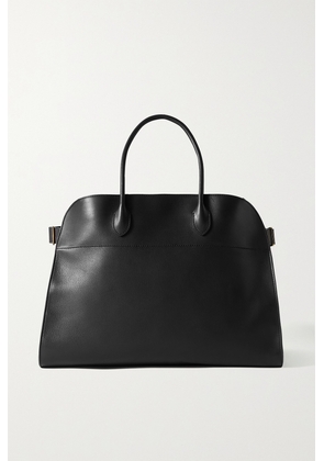 The Row - Margaux 17 Buckled Leather Tote - Black - One size