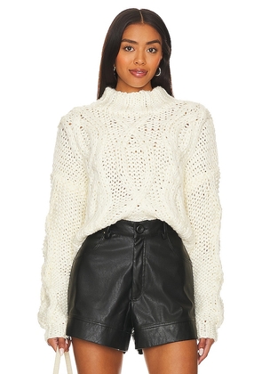 The Femm Irene Sweater in Ivory. Size L, M.