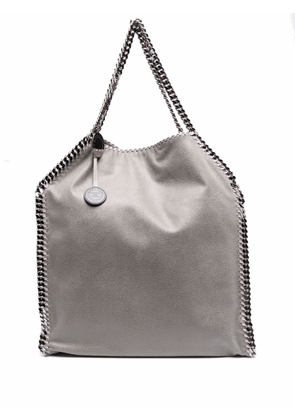 Stella McCartney Falabella chain-trim shoulder bag - Grey