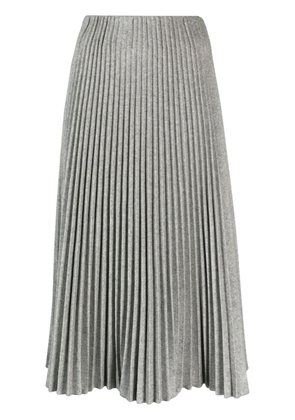 Ermanno Scervino fully-pleated A-line skirt - Grey