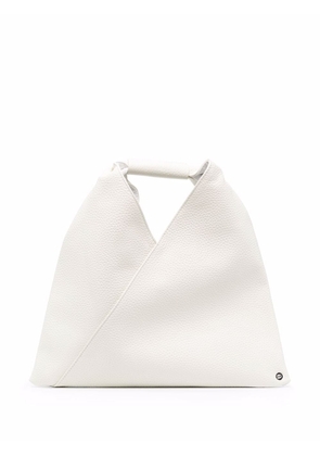 MM6 Maison Margiela Japanese leather tote bag - White