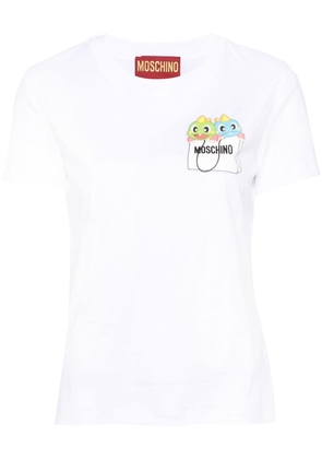 Moschino Puzzle Bobble cotton T-shirt - White