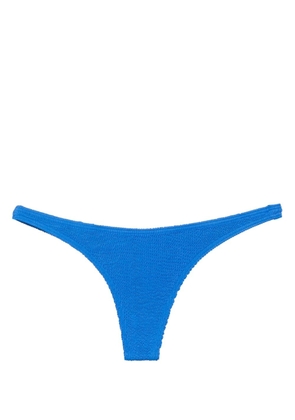 Bond-eye Sinner crinkled bikini bottoms - Blue